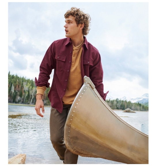 LL Bean chamois flannel shirt/ jacket M - Picture 5 of 6